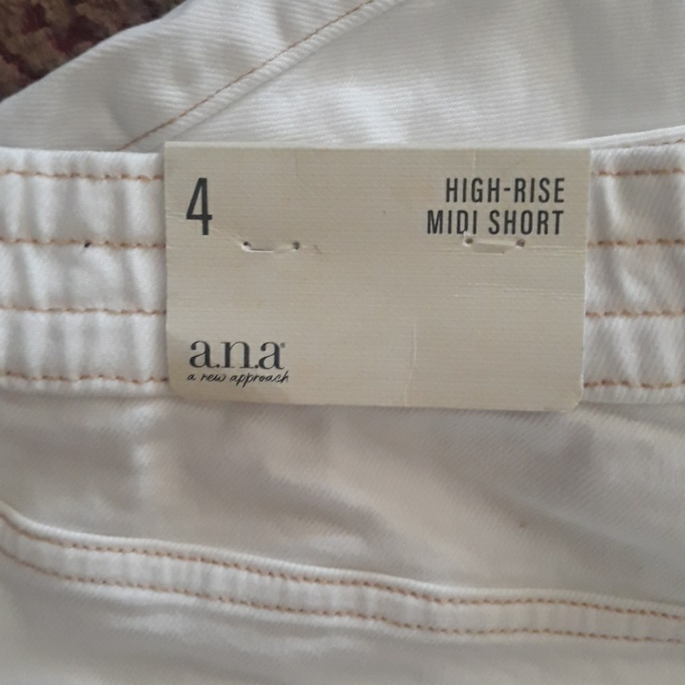 A.n.a white jean shorts - Picture 4 of 16